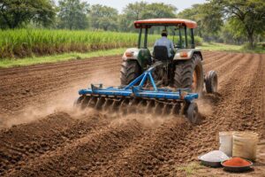 Chukandar ke khet ki tayari